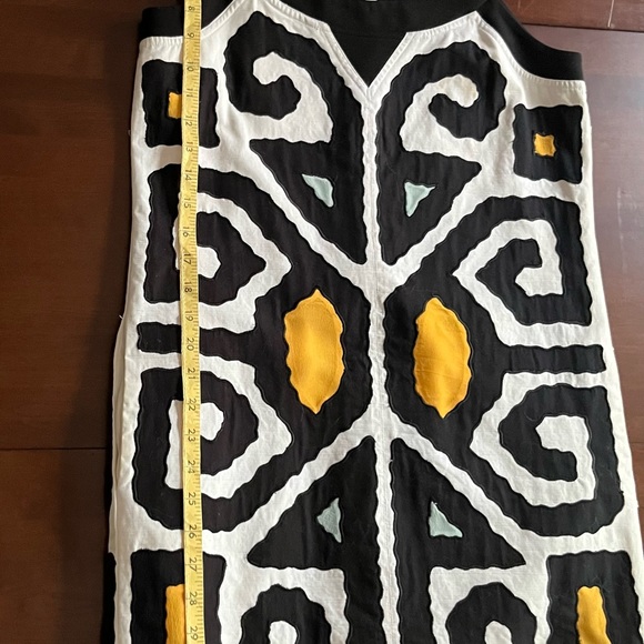 Diane Von Furstenberg DVF Cookie Tahitian Maze Print Cotton Tank Dress Size 2 - Picture 8 of 11